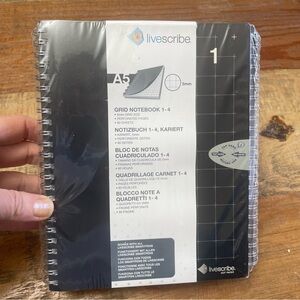 Livescribe A5 Grid Notebook, Pack of 4